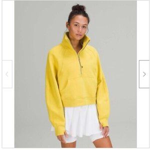 NWT Lululemon Scuba Oversized Funnel Neck Shirt Soleil Size: XS/S